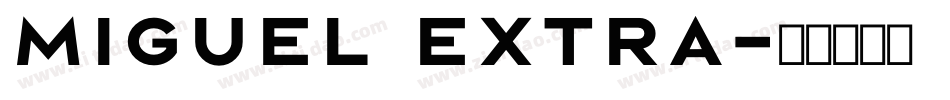 Miguel Extra字体转换